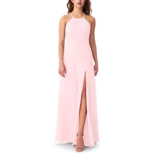 Azazie Cecile Blushing Pink Bridesmaid Dress